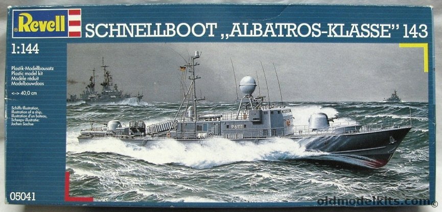 Revell 1/144 Schnellboot Fast Attack Boat Albatros Class 143, 05041 plastic model kit